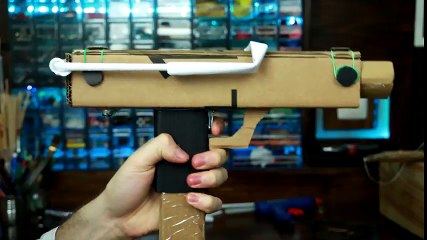 Kartondan Uzi Silah Yapımı