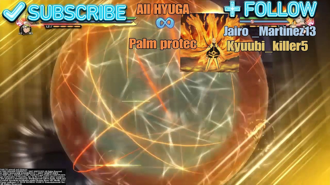 Naruto storm 4 all HYUGA palm