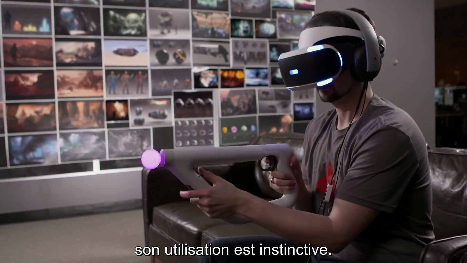 Farpoint - Le développement de la manette de visée PS VR - Vidéo Dailymotion