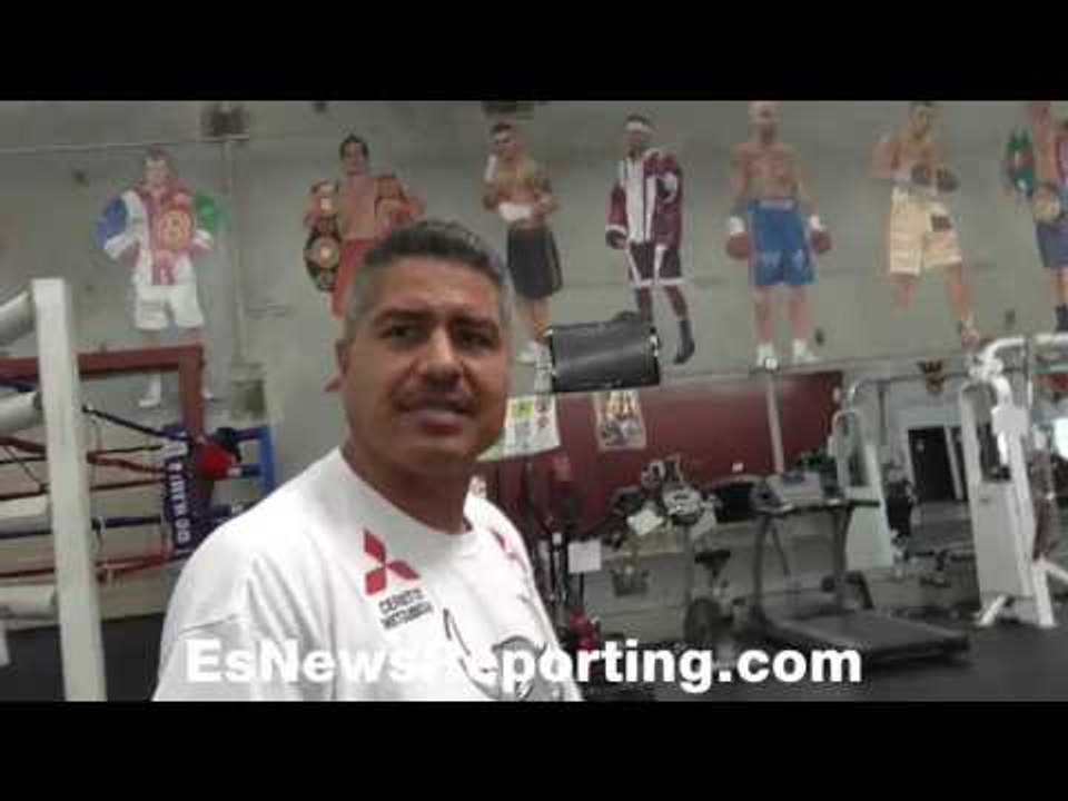 Why Brandon Rios has no leg on the picture RGBA Oxnard - EsNews Boxing