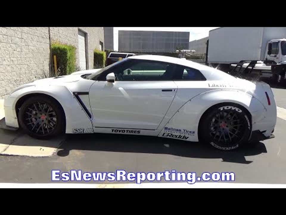 LEO SANTA CRUZ DIPS OUT IN HIS ALL WHITE $130K GTR - EsNews Boxing