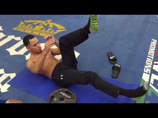 rios working on abs EsNews Boxing