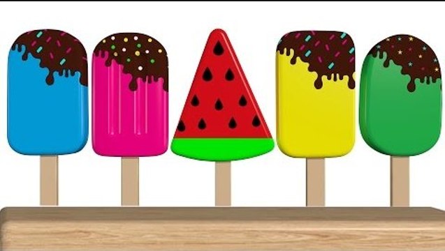 Learn Colors with Ice Cream for Children, Toddlers - Learn Colours for Kids with Ice Cream