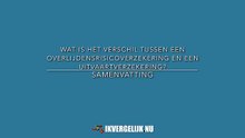 Wat is het verschil tussen een overlijdensrisicoverzekering en een uitvaartverzekering