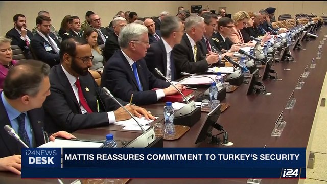 i24NEWS DESK | Mattis reassures commitment to Turkey's security | Thursday, May 11th 2017