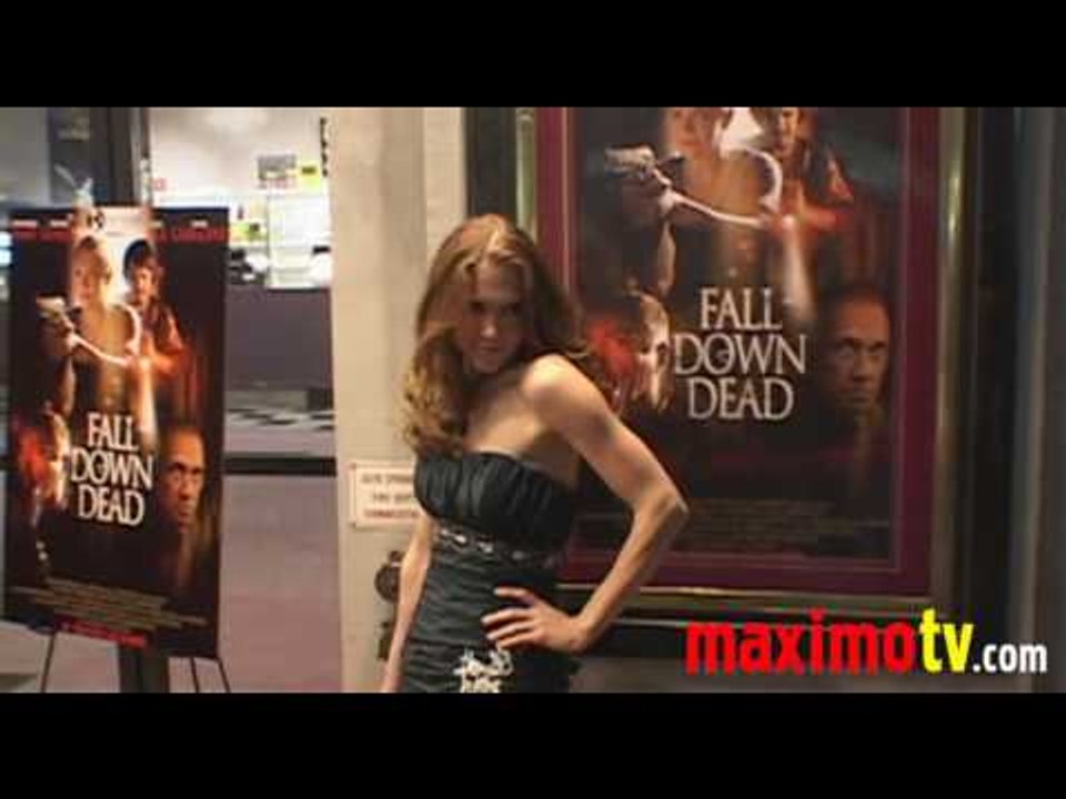 DOMINIQUE SWAIN Super Hot at 'FALL DOWN DEAD' Premiere December 18, 2009