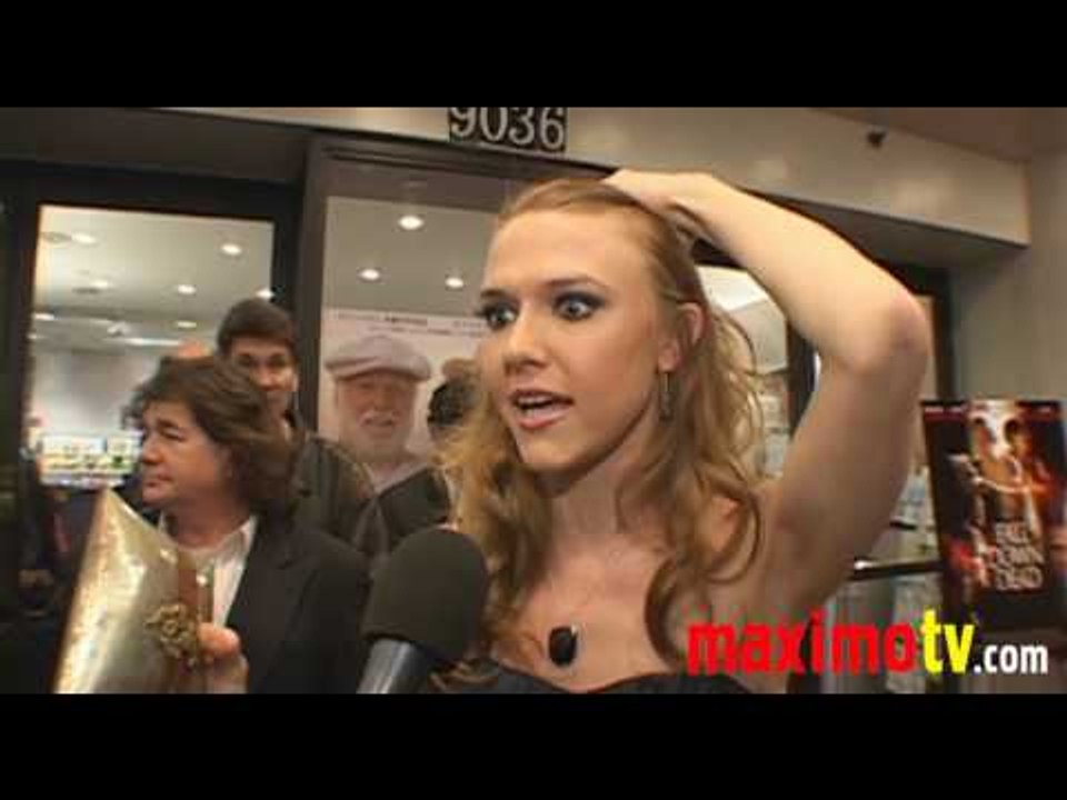 DOMINIQUE SWAIN 'I had an INTRUDER in my House' December 18, 2009 'Fall Down Dead'