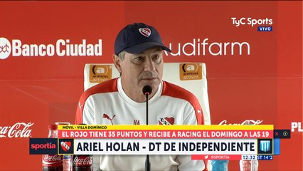 Holan: "Tenemos que estar atentos en defensa"
