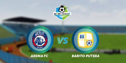 Highlight Liga 1 - Arema FC vs Barito Putera (1-0)