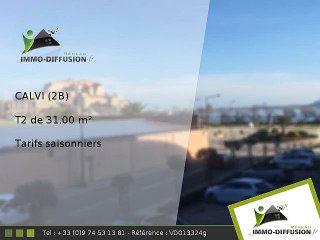 T2 31.00m2 A louer sur Calvi - Tarifs saisonniers