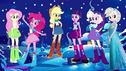 My Little Pony MLP Equestria Girls Transforms Into Elsa Frozen