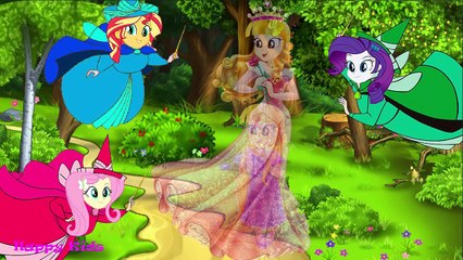 My Little Pony MLP Equestria Girls Transforms with Animation Into Sleeping Beauty