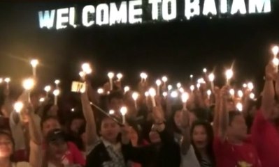 Aksi Seribu Lilin Dukung Ahok di Sejumlah Daerah