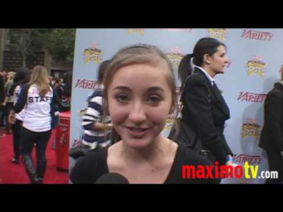 RACHEL G FOX (Desperate Housewives) Interview at VARIETY'S 3rd Annual POWER OF YOUTH Event