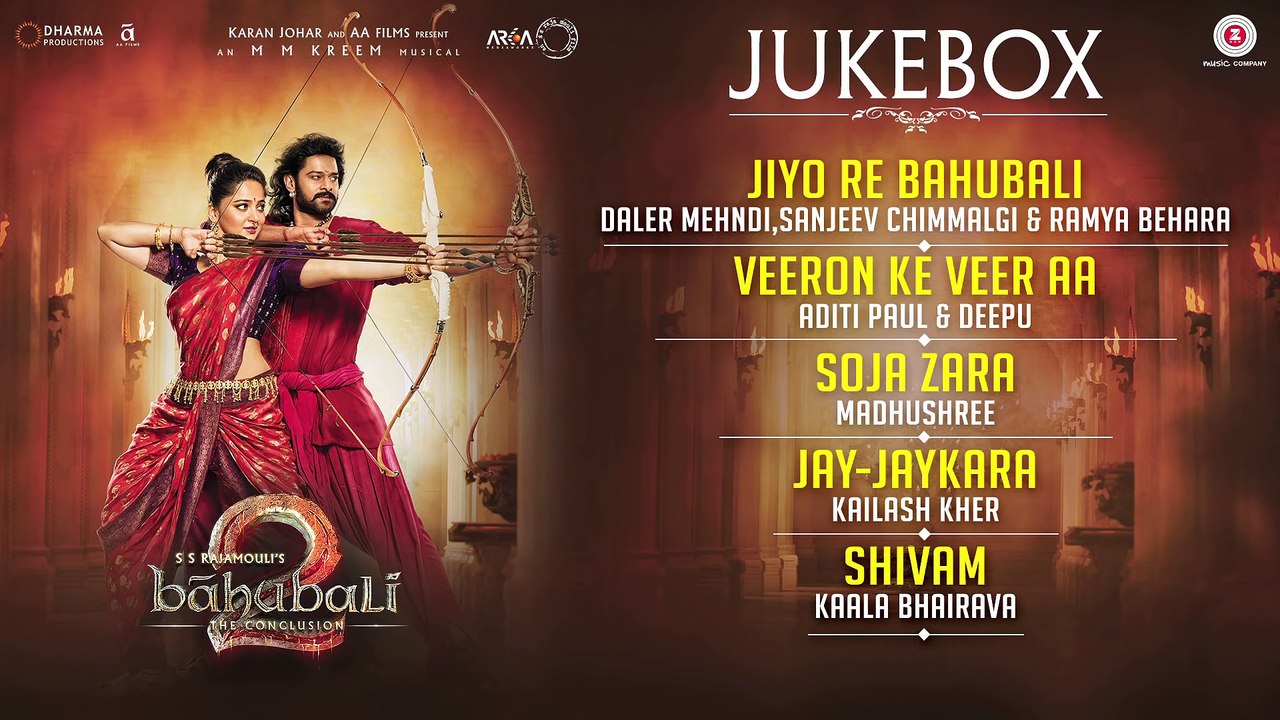 baahubali 2 the conclusion hindi songs