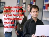 Issues related with the MBA in 2 year Number 96909-00054-((MIBM GLOBAL))