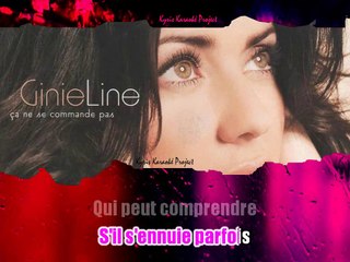 Ginie Line - Ça ne se commande pas KARAOKE / INSTRUMENTAL