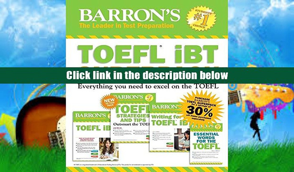 DOWNLOAD EBOOK TOEFL iBT Superpack, 3rd Edition Pamela J. Sharpe Ph.D. Trial Ebook