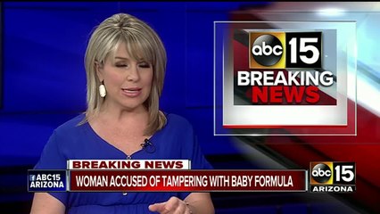 URGENT: Tucson woman accused of tampering with baby formula