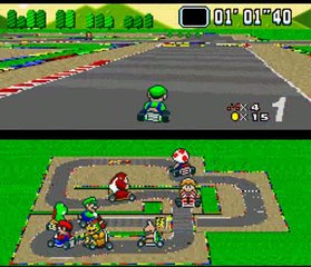 Super Mario Kart (SNES) 50cc Mushroom Cup Round 5