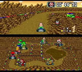 Super Mario Kart (SNES) 50cc Star Cup Round 2