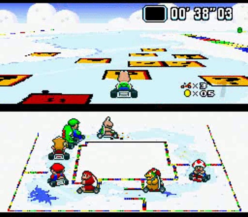 Super Mario Kart (SNES) 50cc Star Cup Round 3