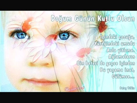 Seninle gurur duyuyorum,sen güzel bir evlattın,şimdi de iyi bir eş,şahane bir annesin,dileklerin gerçek olsun,mutlulukların sonsuz