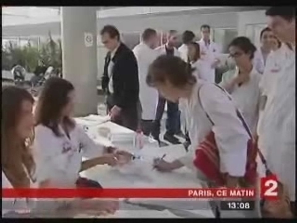 Sarko-UMP héritage Grève de jeunes médecins