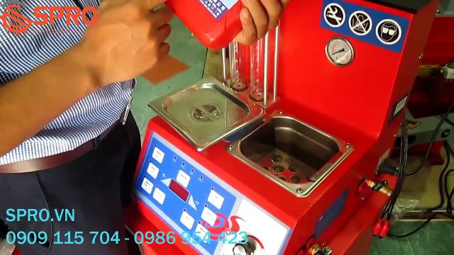 AI600 - Máy SÚC RỬA - KIỂM TRA Kim Phun - Béc Phun Xe Máy Phun Xăng ĐIỆN TỬ FI