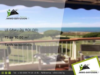 T3 70.00m2 A louer sur Le grau du roi - Tarifs saisonniers