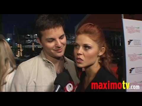 Anna Trebunskaya & Jonathan Roberts at The 2009 Hollywood Christmas Parade