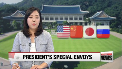 President Moon due to name special envoys to U.S. China, Japan, Russia