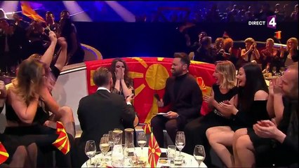 Demande en mariage pendant l'Eurovision 2017
