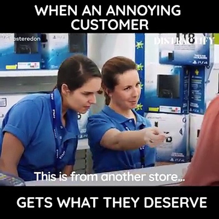Anyone who has worked retail has dreamed of this