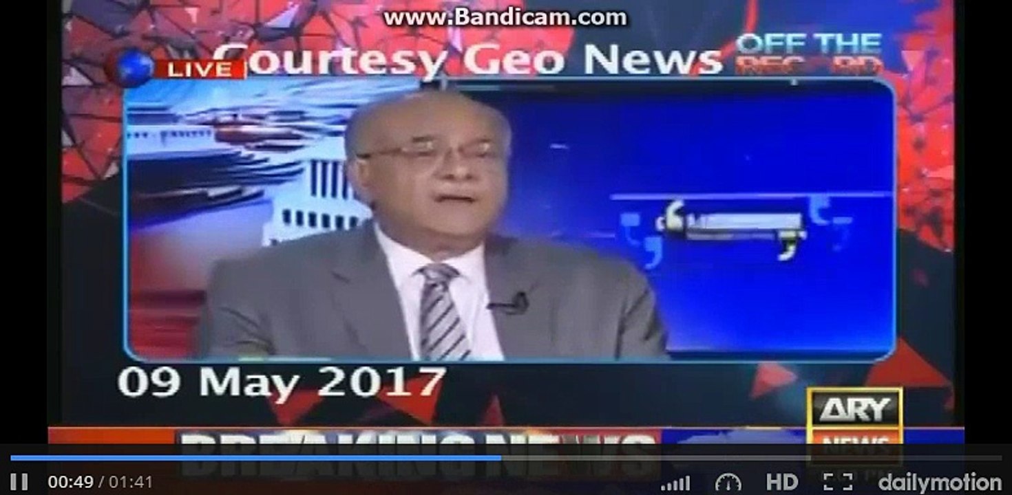 Kashif abassi played clip of najam sethi and talat hussain??How dawn leaks settled