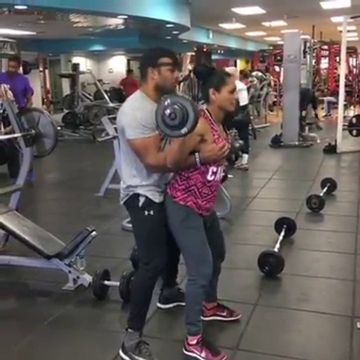 Trainer Flirting At The Gym With $exy Girl