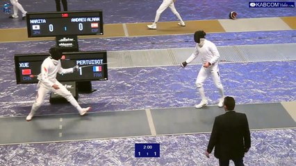 SNCF Réseau 2017 - 2eme vague de poules PERTUISOT (FRA) - XUE (CHN)