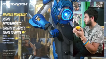 Abrindo 15 CAJAS OVERWATCH + Gameplay de SKIN LEGENDARIA!!!