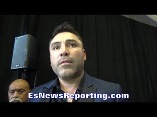 OSCAR DE LA HOYA: UNSURE OF TEAM GOLOVKIN STRATEGY "FOOLING" PUBLIC; SAYS RESPOND TO 8 FIGURE OFFER
