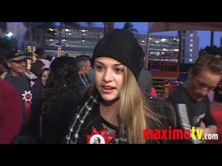 HAYLEY ERIN Interview at The 2009 Hollywood Christmas Parade