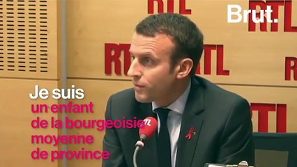 "Pas plein aux as", "guerrier"... Emmanuel Macron vu par Emmanuel Macron