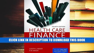 [Epub] Full Download Health Care Finance: Basic Tools for Nonfinancial Managers (Health Care