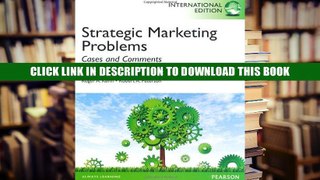 [Epub] Full Download Strategic Marketing Problems International Edition Read Popular