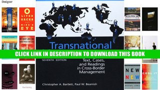 [Epub] Full Download Transnational Management Text, Cases and Readings in Cross-Border Management