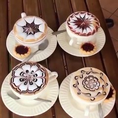 طرق مذهلة لتزيين الكابتشينو