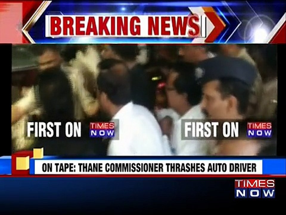 On Cam: Thane Civic Official Thrashes Auto Driver