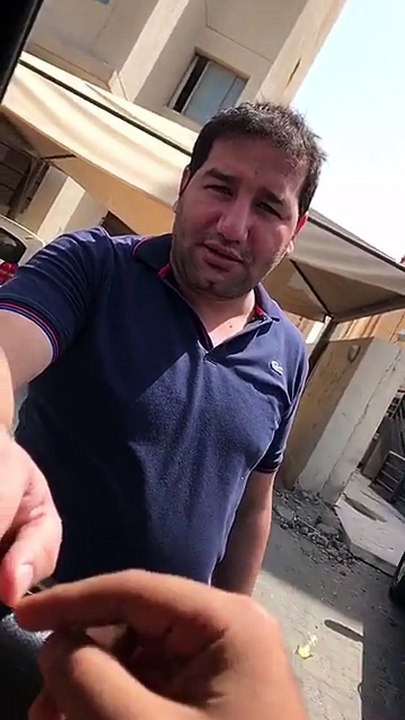 فهد العرادي مع الحلاق