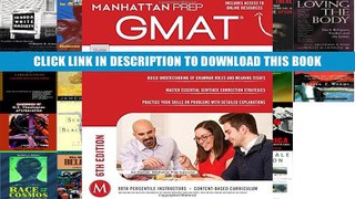 [Epub] Full Download GMAT Sentence Correction (Manhattan Prep GMAT Strategy Guides) Ebook Popular