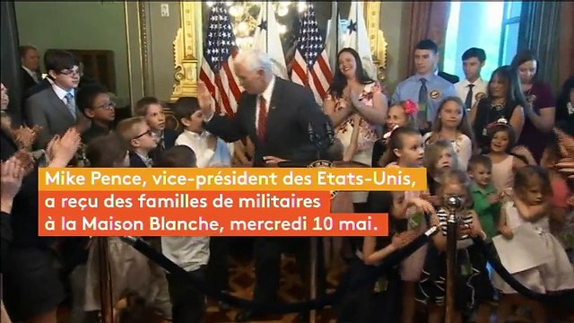 Après avoir reçu un petit coup sur le nez, un enfant exige des excuses du vice-président des Etats-Unis