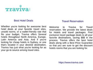 Last Minute Hotel Booking with hot deals